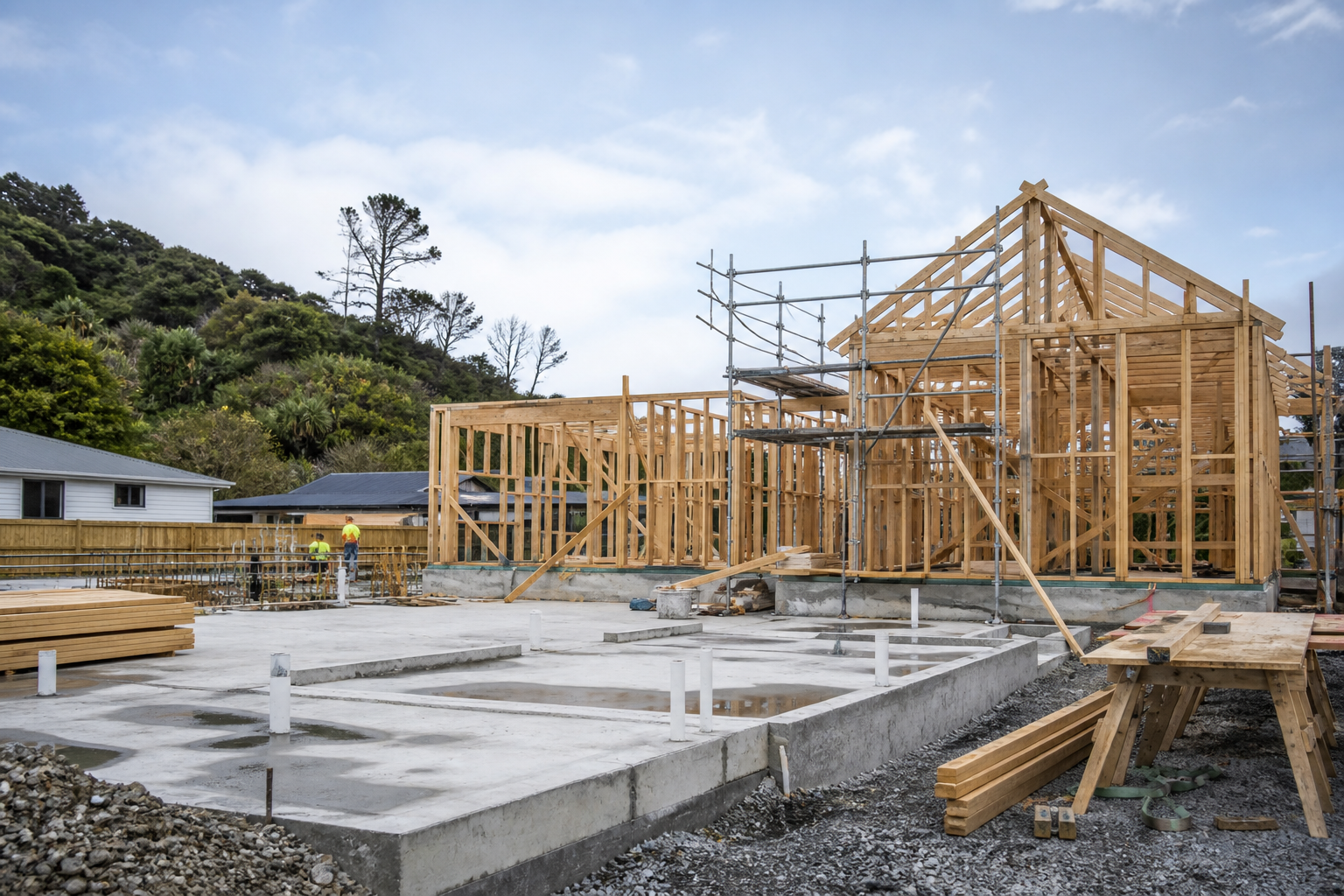Construction loan planning documents